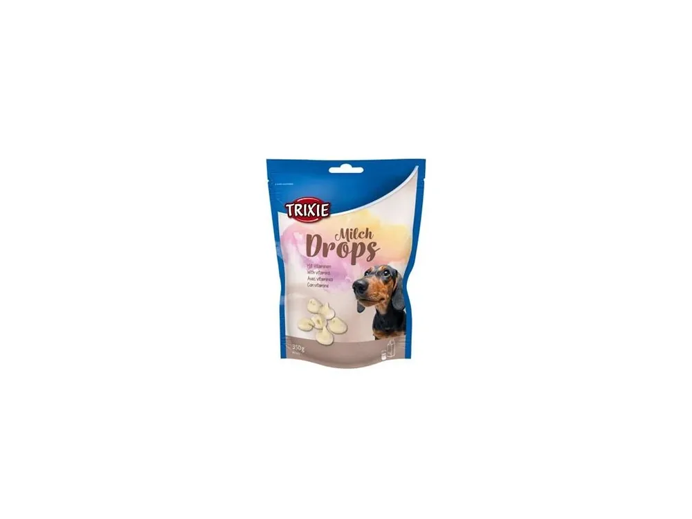 Super Cena Pochoutka DROPS MILCH pro psy 350g TR