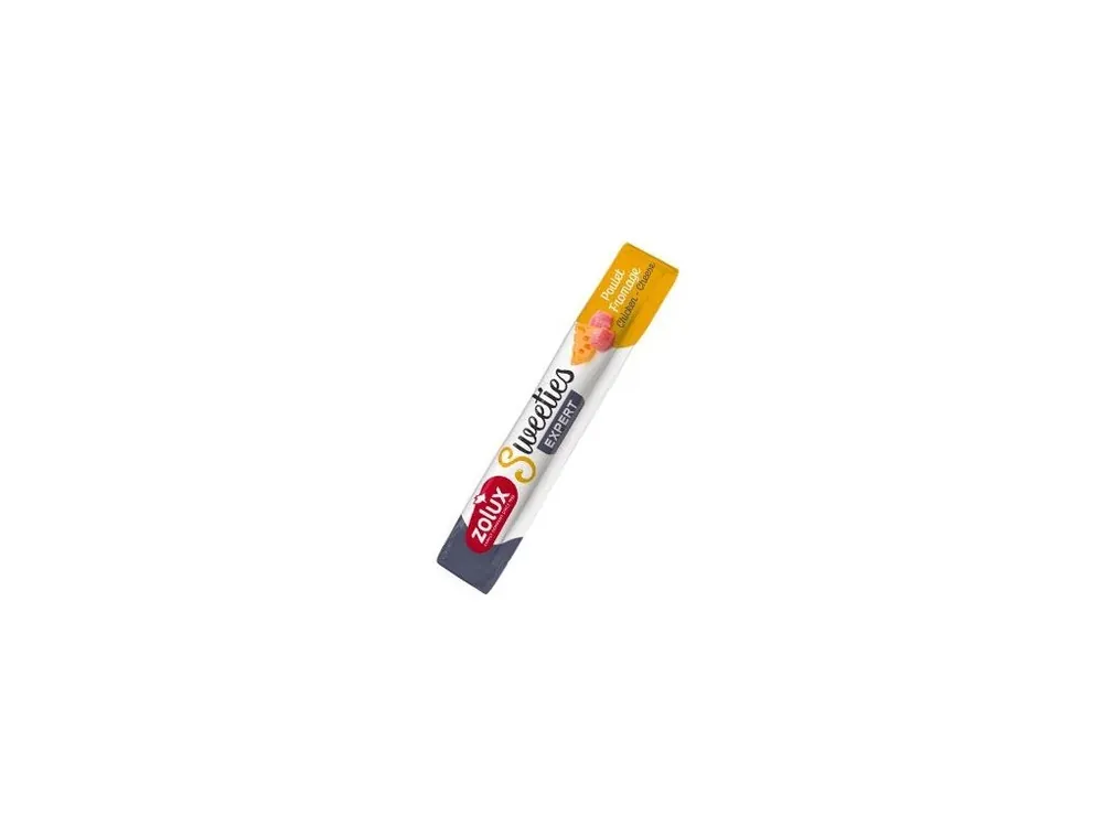 Pochoutka pes SWEETIES kuře+sýr krém.tyčinka 14g Zolux Ověřený