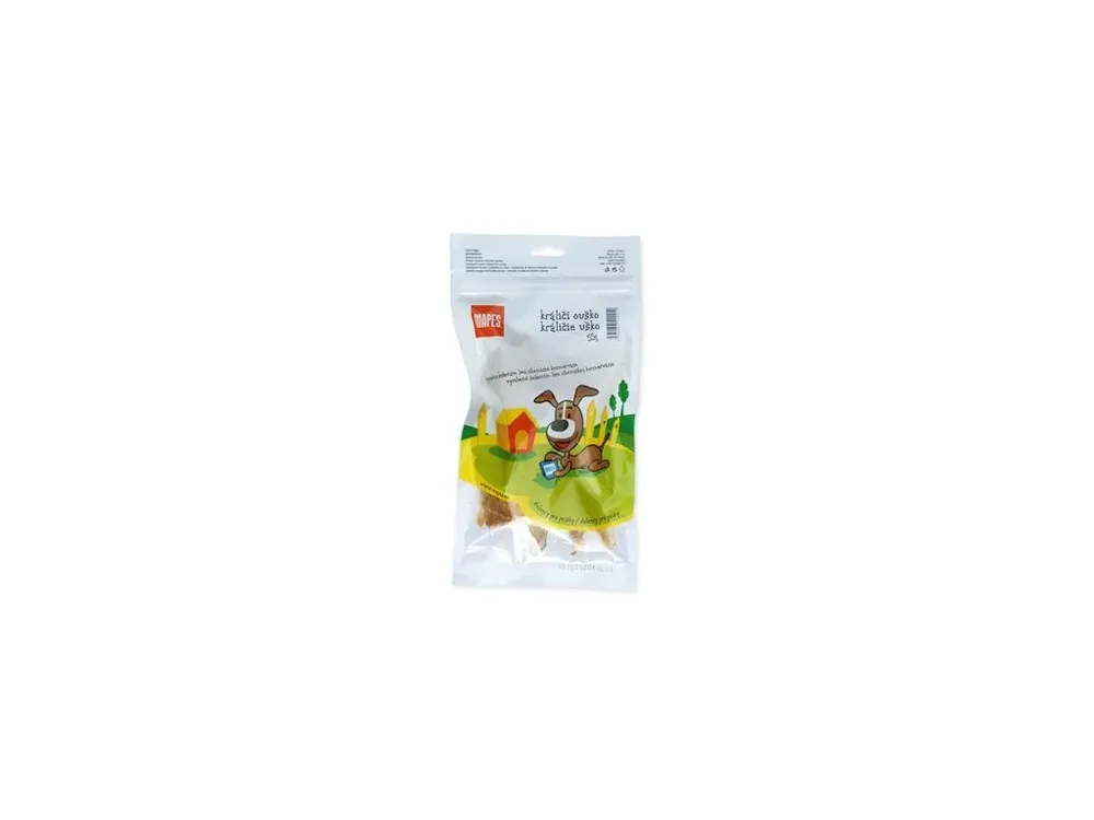 Pouze Dnes Pochoutka sušená MAPES králičí ouško 55g