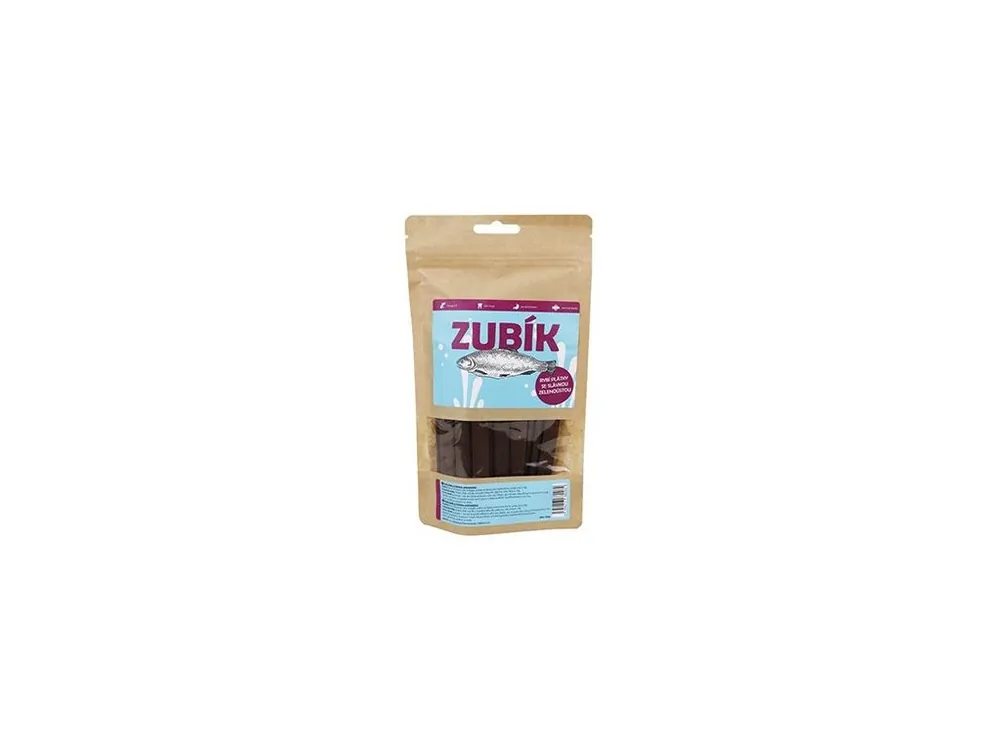 Výhodná Nabídka Pochoutka ZUBÍK Rybí plátky se slávkou zelenoúst. 200g