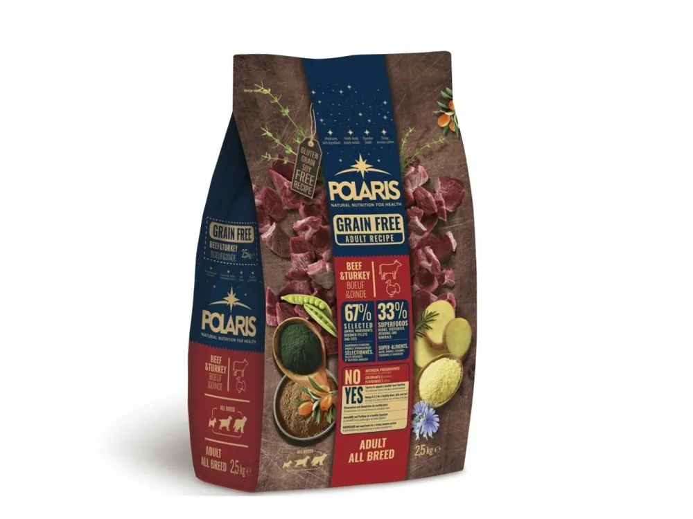 Polaris Dog Adult All hovězí & krůta GF 2,5 kg Ihned K Objednání