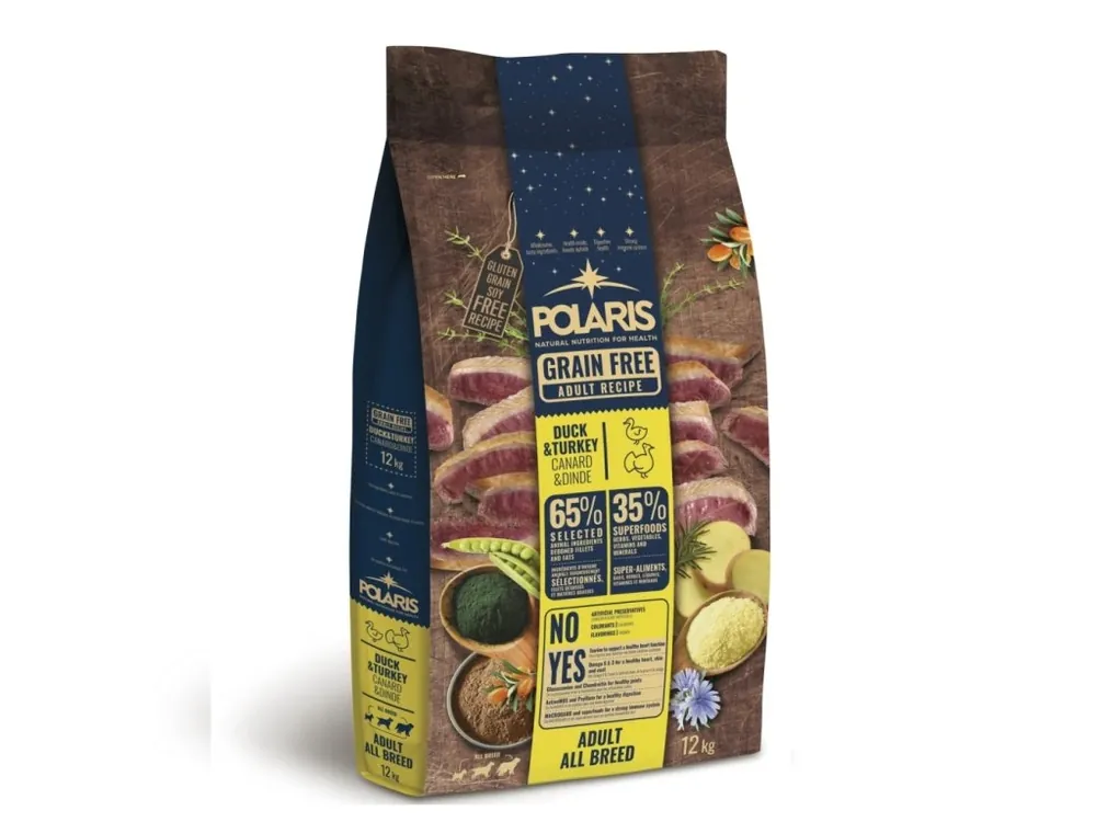 Top Prodej Polaris Dog Adult All kachna & krůta GF 12 kg