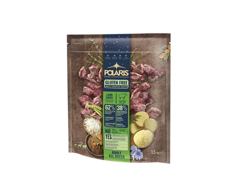 Super Cena Polaris Dog Adult Sensitive jehněčí & rýže 1,5 kg