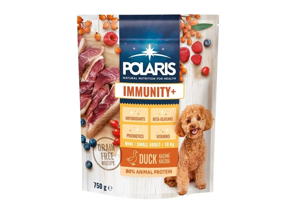 Pouze Dnes Polaris Immunity Dog Adult small & mini Kachní GF 750 g