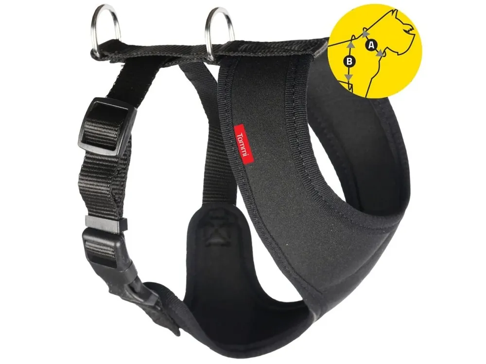 Postroj do auta Tommi L černý neopren Expresní Doručení