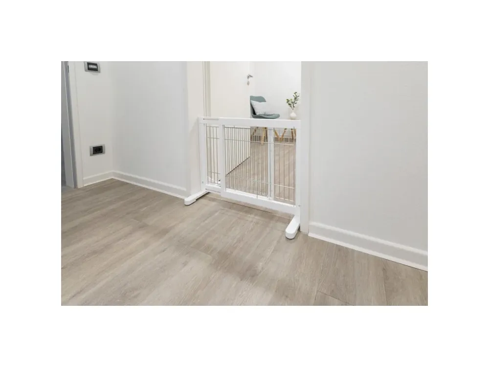 Dokud Zásoby Vydrží Posuvná bariéra pro psy 65-108 x 61 x 31 bílá