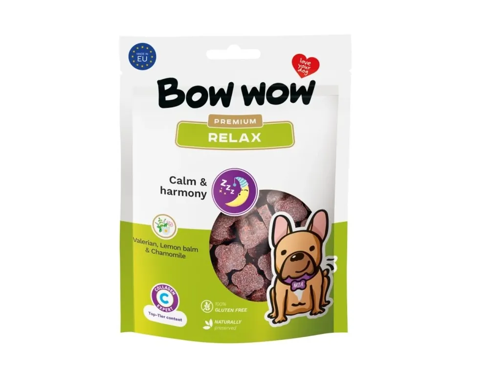 Premium Relax funkční pamlsek na zmírnění stresu 60 g Horká Nabídka