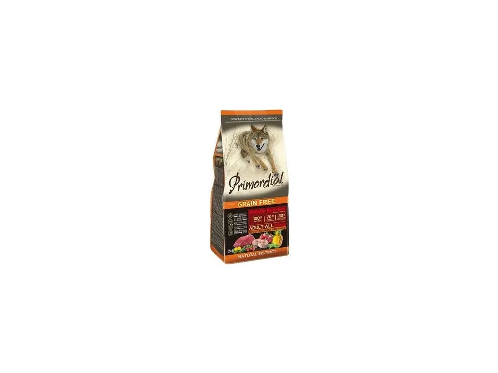 Akční Cena Primordial GF Dog Adult Buffalo&Mackerele 2kg