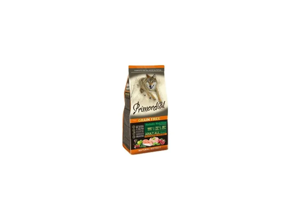 Primordial GF Dog Adult Chicken&Salmon 12kg Vysoce Kvalitní
