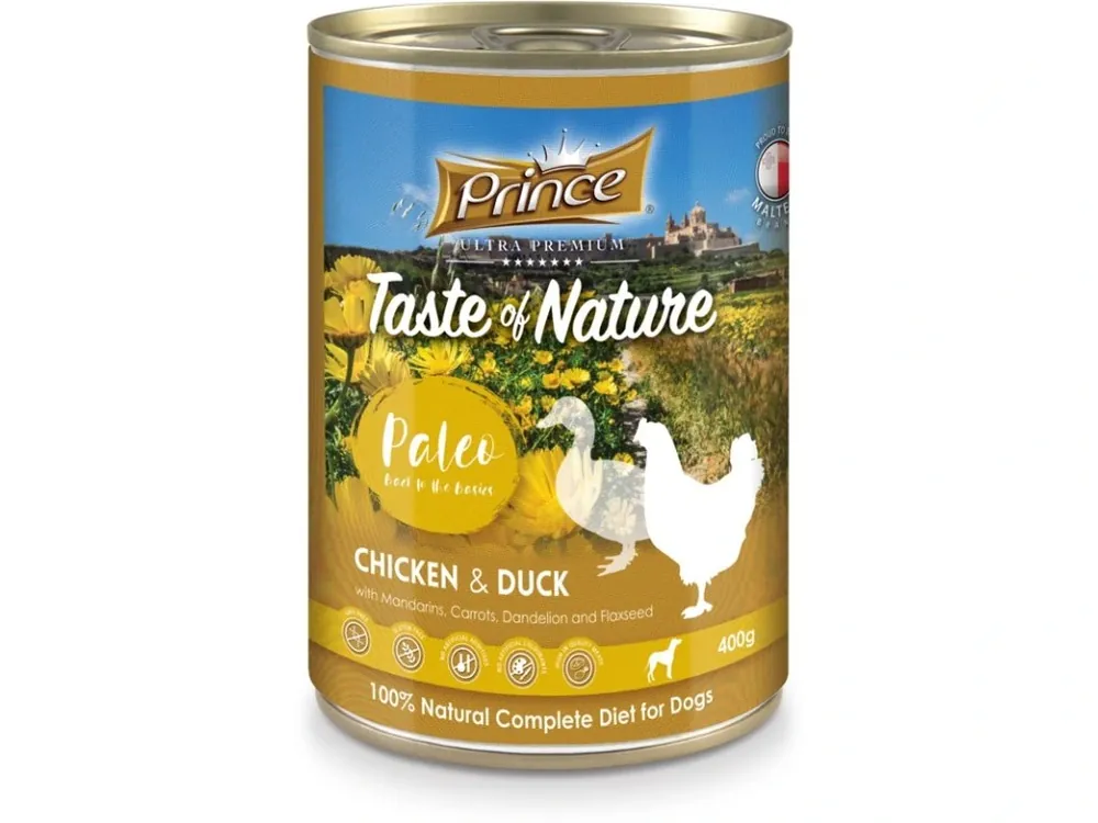 Nejprodávanější PRINCE PALEO KUŘE KACHNA 400G