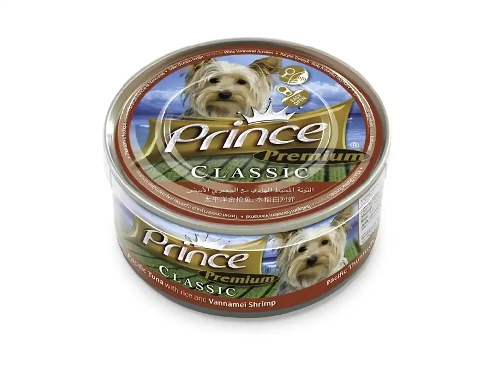 Levný PRINCE PREMIUM 170 G DOG VANNAMEI SHRIMP (pacific tunak s ryzi)