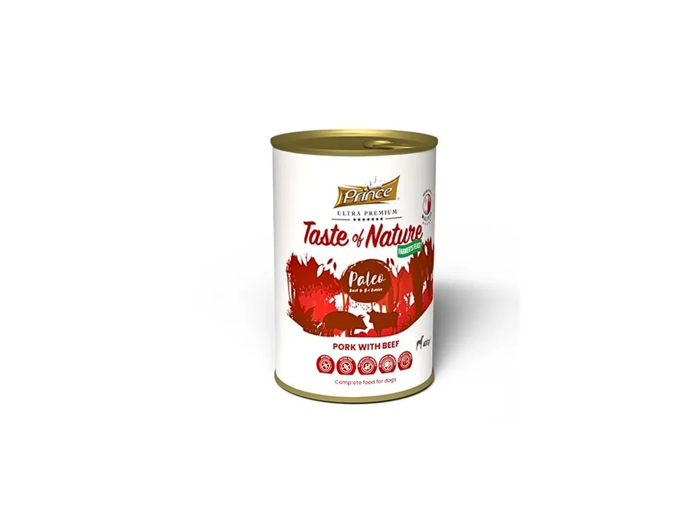 PRINCE TON PORK & BEEF 400G Akční Nabídka