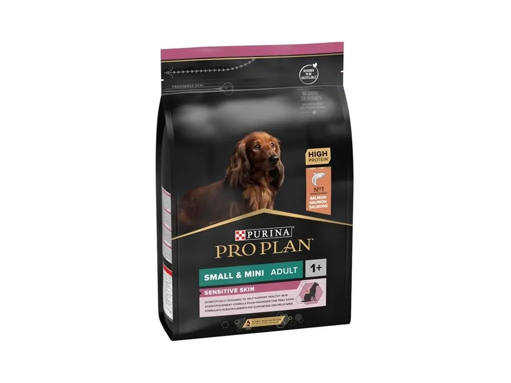 Pro Plan Dog Adult Small&Mini Sensitive Skin losos 3 kg Poslední Šance