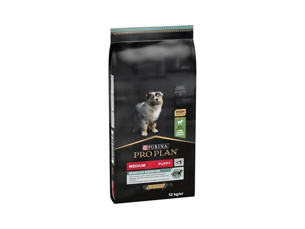Speciální Cena Pro Plan Puppy Medium Sensitive Digestion jehně 12 kg
