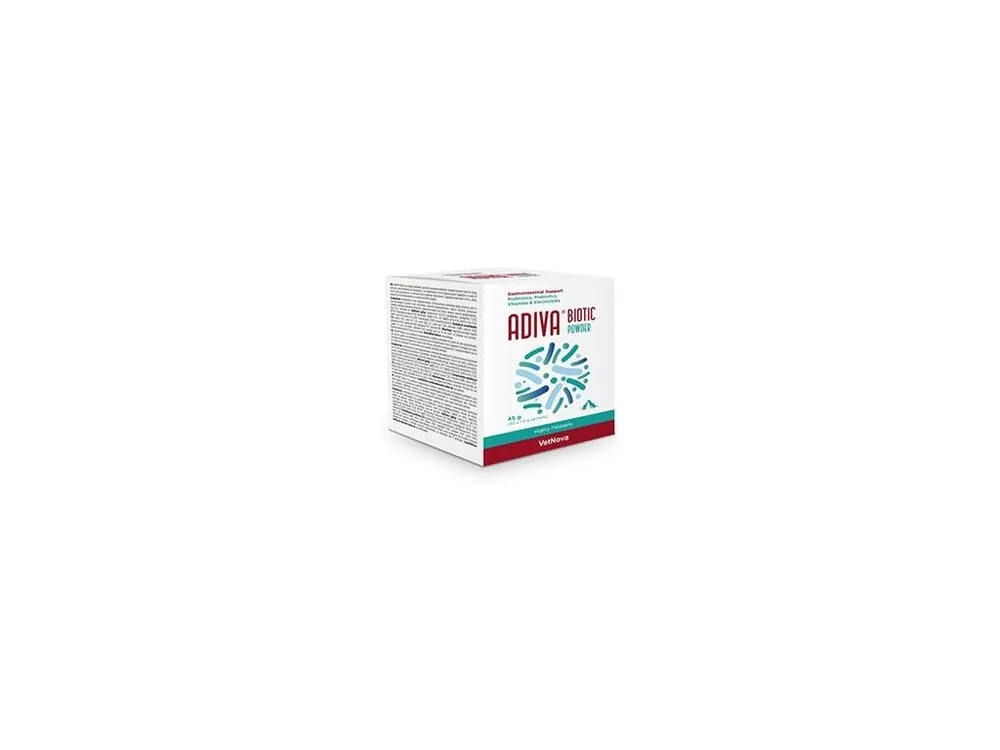 Super Cena Probiotický prášek pro psy Vitamed ADIVA Biotic, 30x1,5g