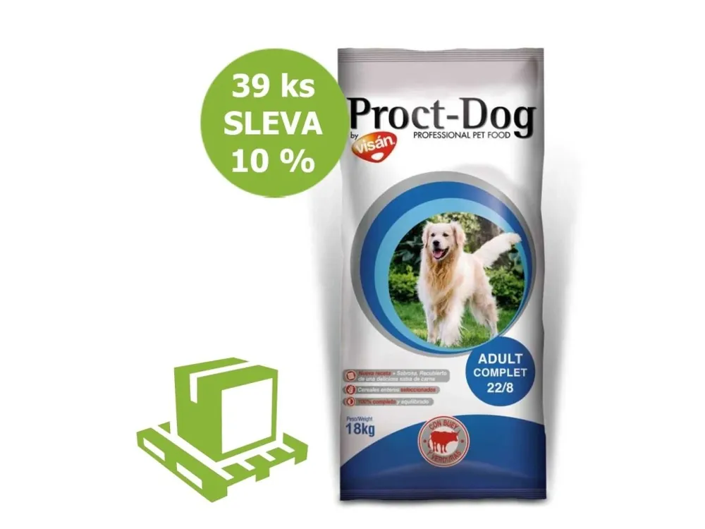 Proct-Dog Adult Complet 18 kg (paleta 39 ks) SLEVA 10 % Bezpečná Platba