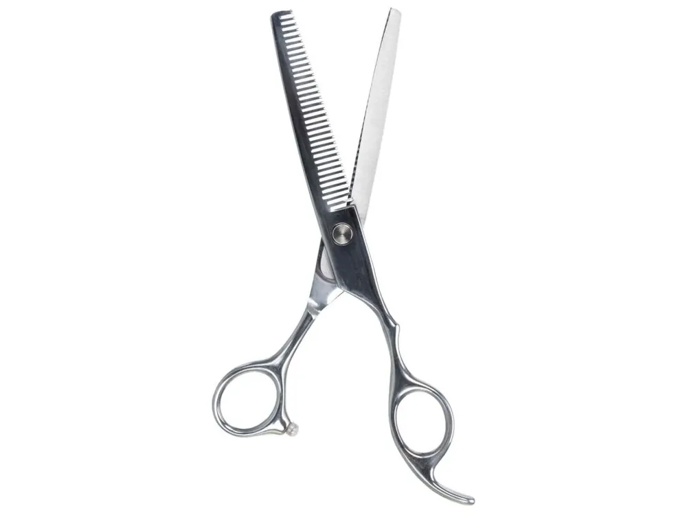 Značkový Profesionální efilační nůžky, s nastavit. šroubem 18 cm