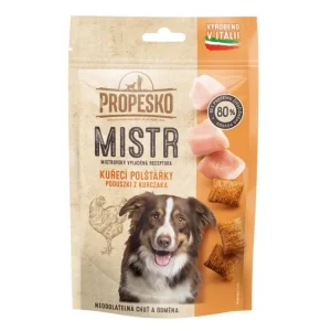 PROPESKO Dog Mistr křupavé kuřecí polštářky 60 g Cenová Bomba