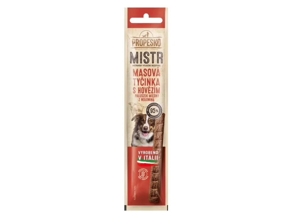 Propesko Dog Mistr masová tyčinka hovězí 10 g Horká Nabídka