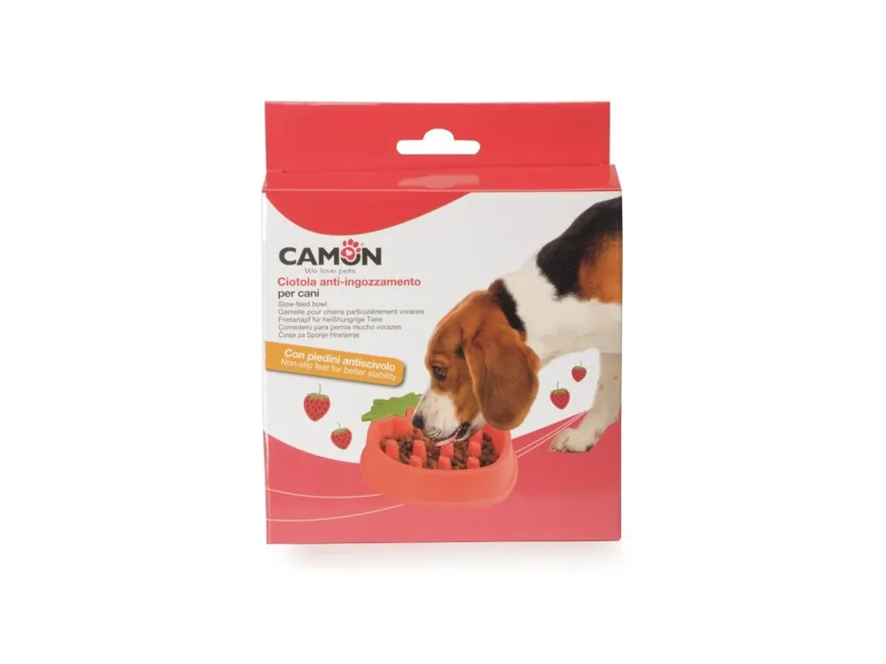 Akce Protihltací miska pro psy Camon DOG Jahoda