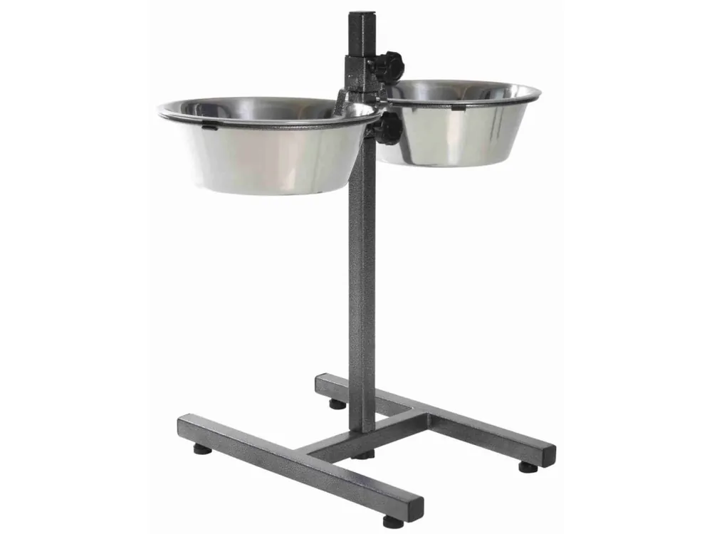 Ověřený Psí bar, výška 50cm, 2x miska 2,8l/24cm