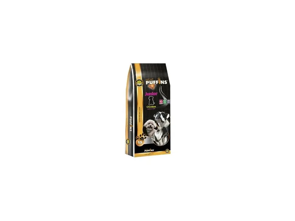 Akční Nabídka Puffins Dog Junior Chicken 15kg