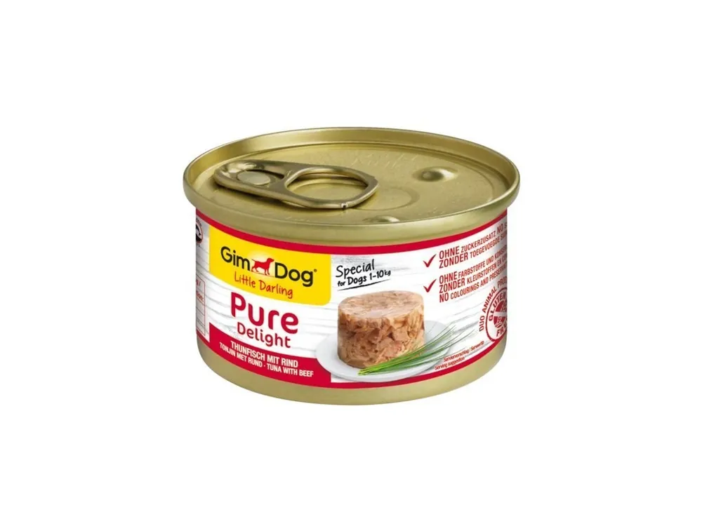 Pure delight Tuňák s hovězím (ex-shiny dog) 70 g Vrácení Zdarma