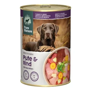 Horká Nabídka Pure Nature Dog Adult konzerva Krůtí a Hovězí 400g