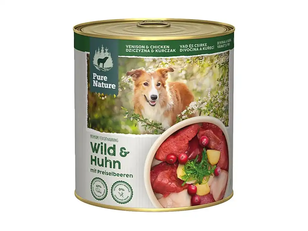 Nejprodávanější Pure Nature Dog Adult konzerva Krůtí a Hovězí 800g