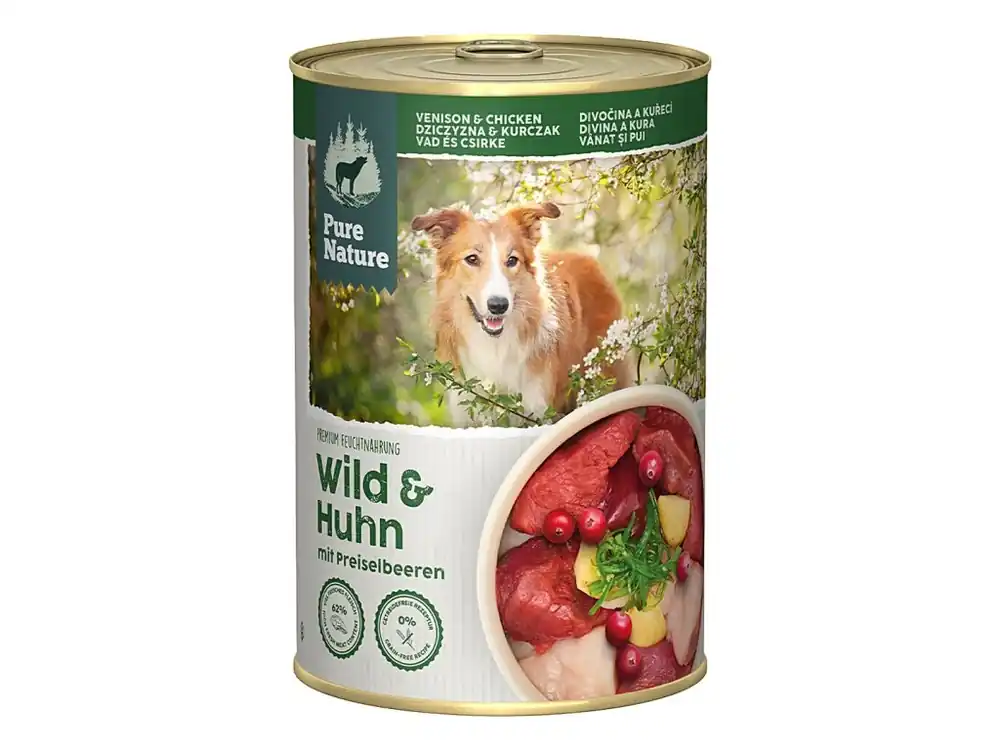 Pure Nature Dog Adult konzerva Zvěřina a Kuře 400g Vrácení Zdarma