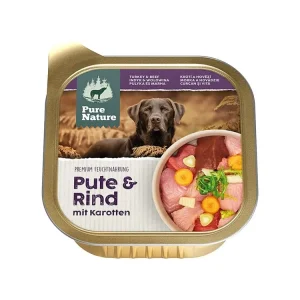 Pure Nature Dog Adult paštika Krůtí a Hovězí 150g Zlevněný