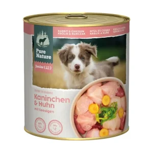 Poslední Šance Pure Nature Dog Junior konzerva Králík a Kuře 800g