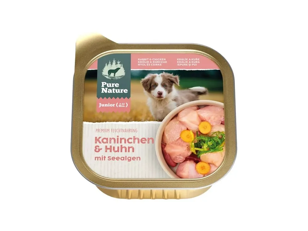 Pure Nature Dog Junior paštika Králík a Kuře 150g Kup Teď