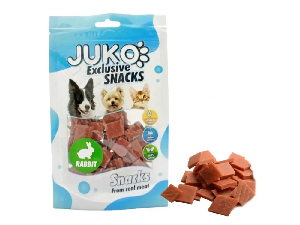 Cenově Výhodný Rabbit big bites 3 x 2 cm JUKO Snacks 70 g