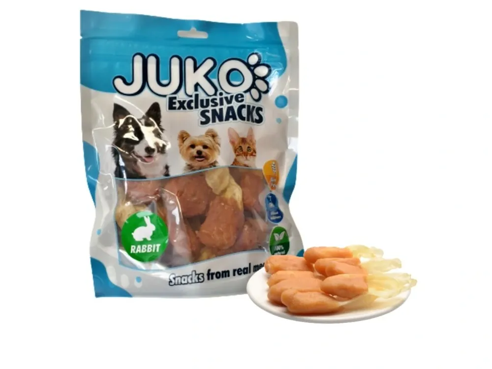 Rabbit Ear with Chicken JUKO Snacks 250 g Aktuální