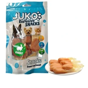 Akce Rabbit Ear with Chicken JUKO Snacks 70 g
