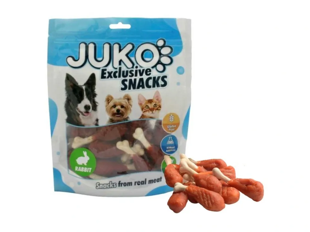 Tovární Cena Rabbit Leg JUKO Snacks 250 g