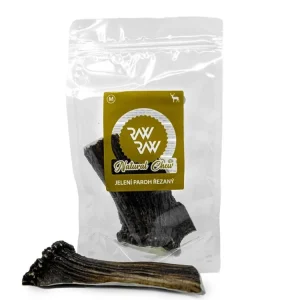 Vysoce Kvalitní RAW RAW Jelení paroh řezaný M/1ks/150-180g