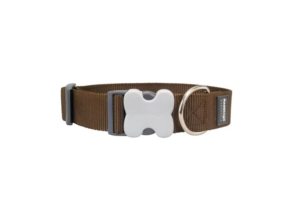 Red Dingo obojek – Brown – 40 mm x 37-55 cm Sleva