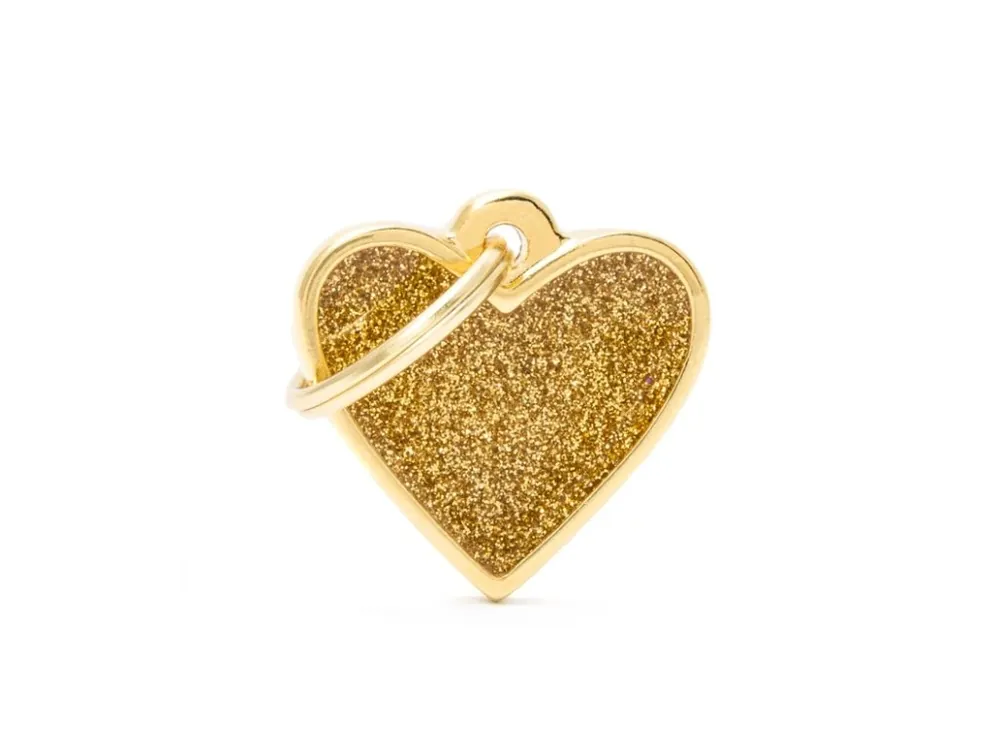 Přímo Od Výrobce SMALL HEART GLITTER GOLD