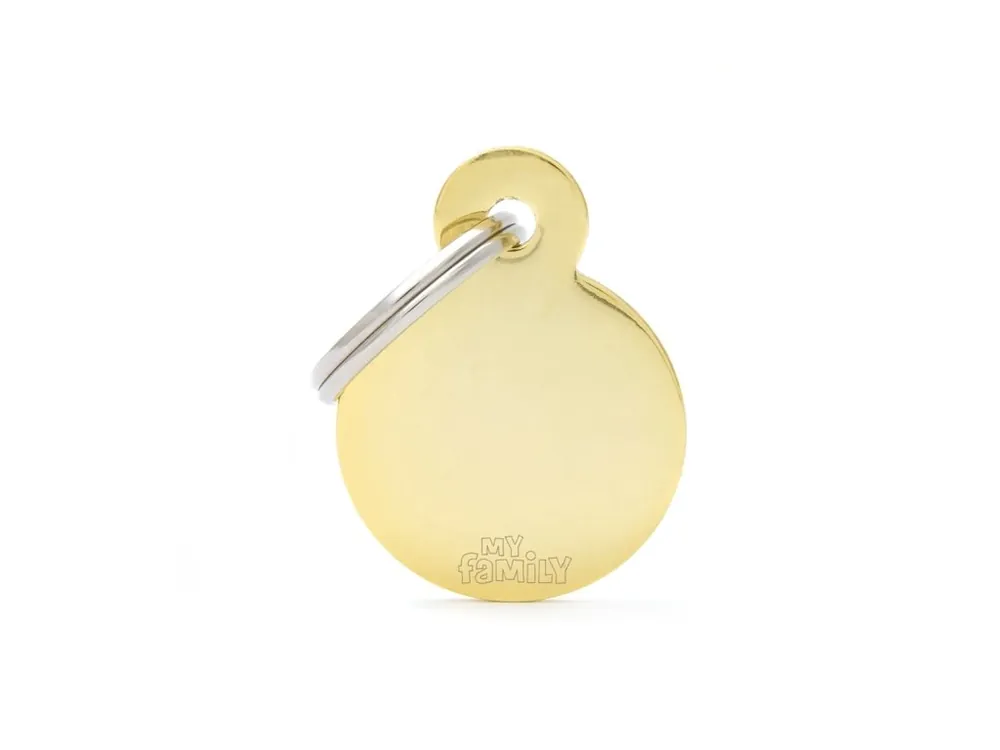 Poslední Šance SMALL ROUND GOLDEN BRASS