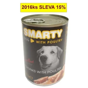 Ihned K Objednání SMARTY Dog Drůbeží chunks, konzerva 410 g