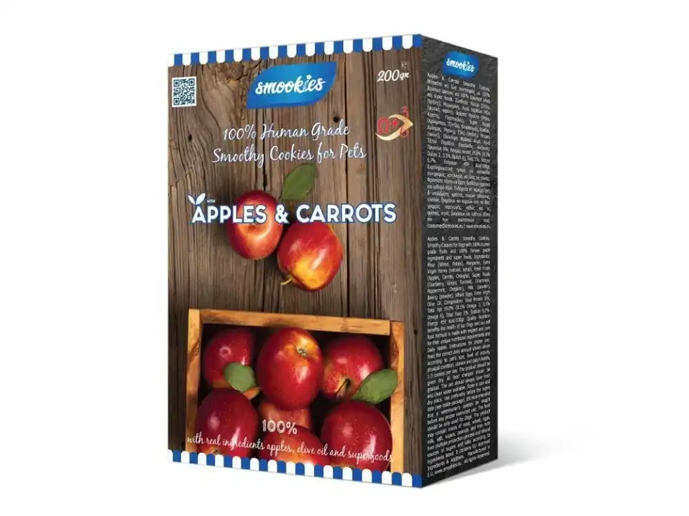 SMOOKIES Premium APPLE - jablkové sušenky 100% human grade, 200g Bezpečná Platba