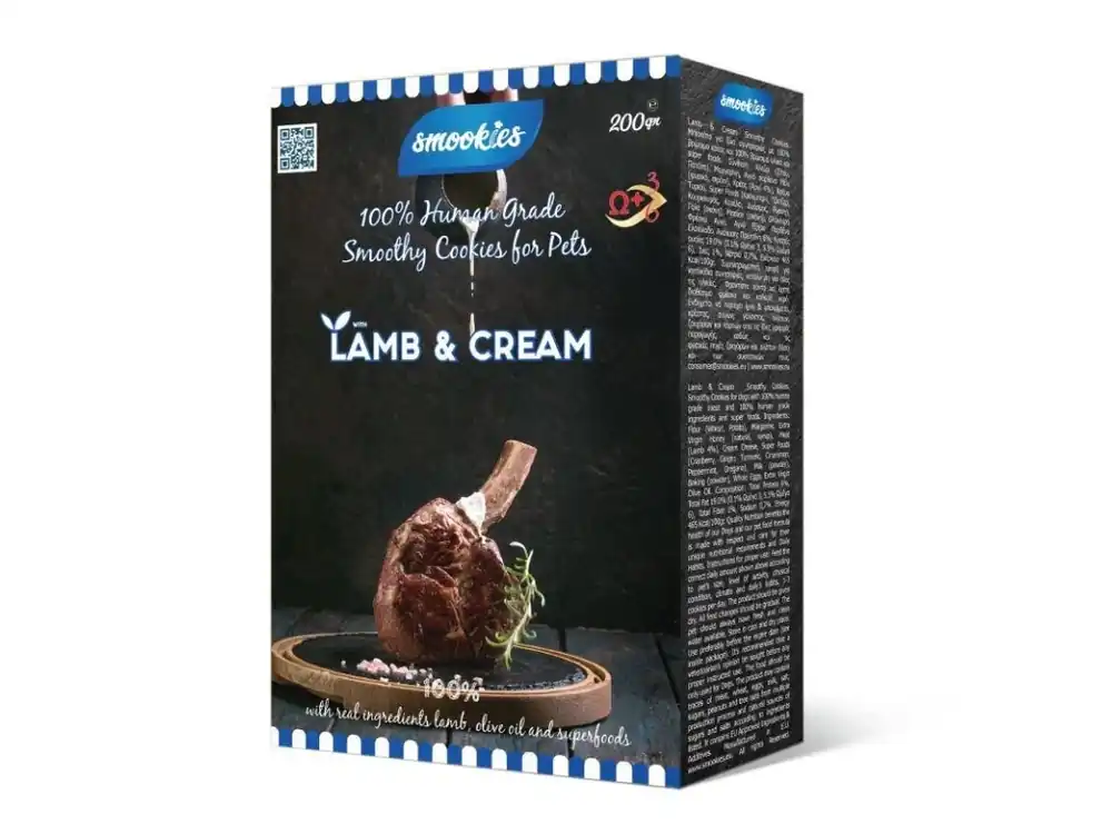 Novinka SMOOKIES Premium LAMB - jehněčí sušenky 100% human grade, 200g