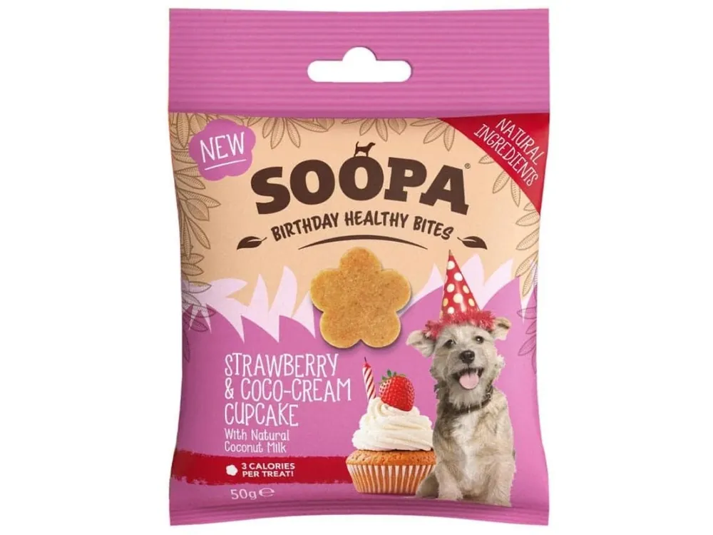 Soopa Healthy Bites Cupcake s jahodami a kokosem 50 g Must-Have