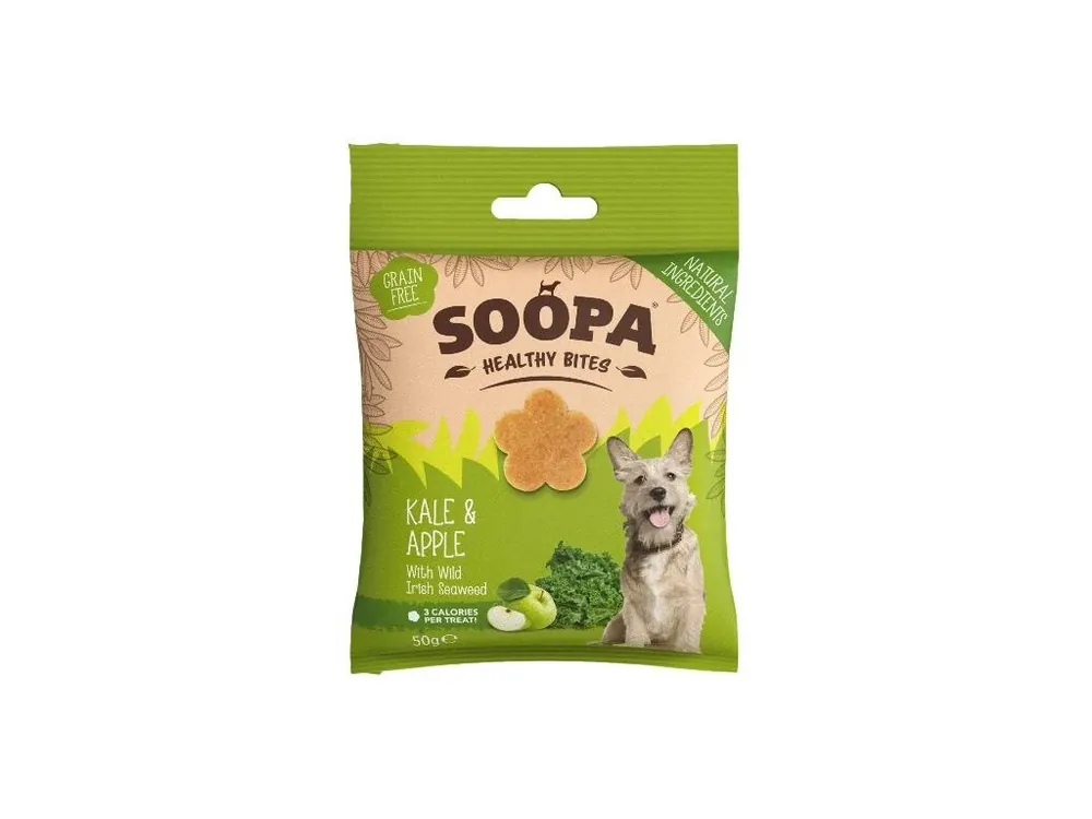 Bezpečná Platba Soopa Healthy Bites s kapustou a jablkem 50 g