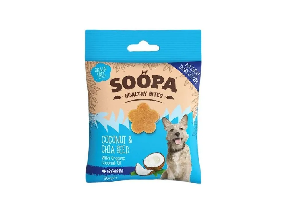 Soopa Healthy Bites s kokosem a chia semínky 50 g Poslední Šance