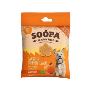 Soopa Healthy Bites s mrkví a dýní 50 g Finální Výprodej