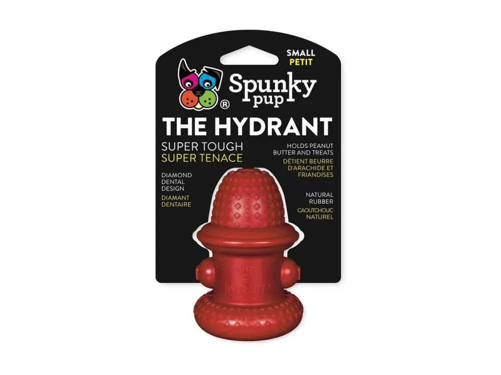 Spunky Pup Hydrant ze 100% přírodní gumy 8cm Nakupujte Hned