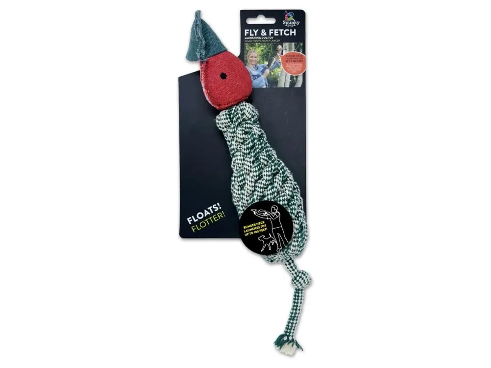 Spunky Pup Kachna na aportování lanová 33cm Cenový Hit